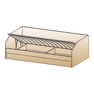 Кровать (900х1900) КР-118 “Карина”
