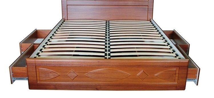 Кровать «Инесса» 1400 с ящиками (под заказ)