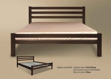 Кровать "К-6", 800/900x2000 (без подъемного механизма)